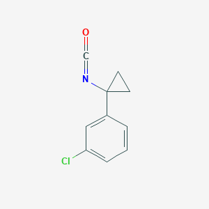 1-Chloro-3-(1-isocyanatocyclopropyl)benzene