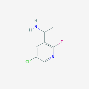 1-(5-Chloro-2-fluoropyridin-3-yl)ethanamine