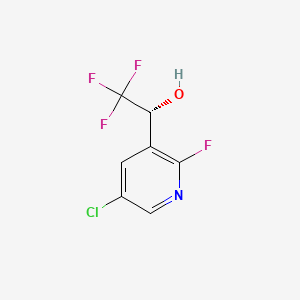 (1R)-1-(5-chloro-2-fluoropyridin-3-yl)-2,2,2-trifluoroethan-1-ol