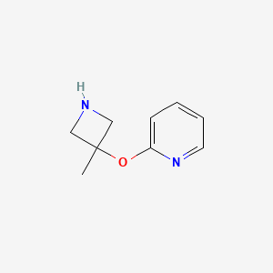 2-[(3-Methylazetidin-3-yl)oxy]pyridine