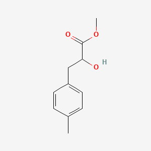 molecular formula C11H14O3 B13611304 Methyl 2-hydroxy-3-(p-tolyl)propanoate 