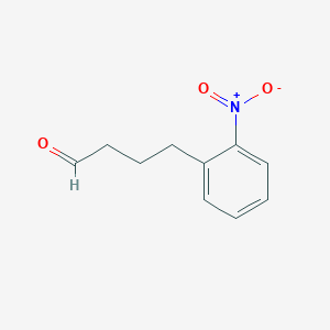 molecular formula C10H11NO3 B13611308 4-(2-Nitrophenyl)butanal 