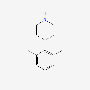 molecular formula C13H19N B13611318 4-(2,6-Dimethylphenyl)piperidine 