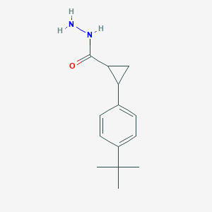 molecular formula C14H20N2O B1361134 2-(4-叔丁基苯基)环丙烷甲酰肼 CAS No. 438616-66-1