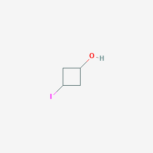 molecular formula C4H7IO B13611351 Rac-(1r,3r)-3-iodocyclobutan-1-ol,trans 