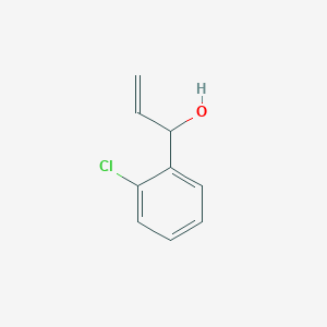 molecular formula C9H9ClO B13611357 1-(2-Chlorophenyl)prop-2-en-1-ol CAS No. 58824-52-5