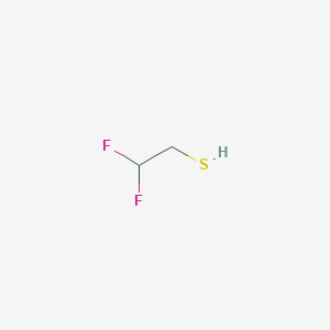 molecular formula C2H4F2S B13611365 2,2-Difluoroethane-1-thiol 