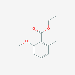 molecular formula C11H14O3 B1361137 2-甲氧基-6-甲基苯甲酸乙酯 CAS No. 6520-83-8