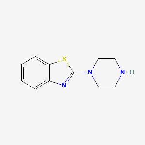 molecular formula C11H13N3S B1361138 2-哌嗪-1-基苯并噻唑 CAS No. 55745-83-0