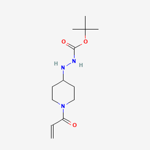 N'-[1-(prop-2-enoyl)piperidin-4-yl](tert-butoxy)carbohydrazide