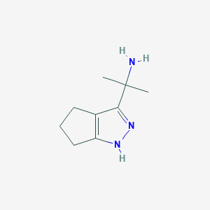 2-{1H,4H,5H,6H-cyclopenta[c]pyrazol-3-yl}propan-2-amine