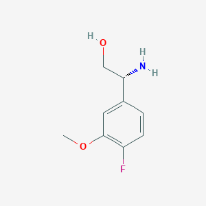 (2R)-2-Amino-2-(4-fluoro-3-methoxyphenyl)ethan-1-OL