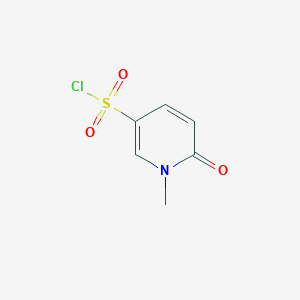 molecular formula C6H6ClNO3S B13611450 1-Methyl-6-oxo-1,6-dihydropyridine-3-sulfonylchloride 