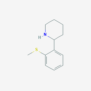 2-[2-(Methylsulfanyl)phenyl]piperidine