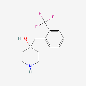 4-(2-(Trifluoromethyl)benzyl)piperidin-4-ol