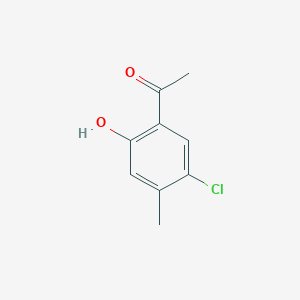 molecular formula C9H9ClO2 B1361155 5'-Chloro-2'-hydroxy-4'-methylacetophenone CAS No. 28480-70-8