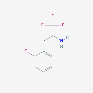 1,1,1-Trifluoro-3-(2-fluorophenyl)propan-2-amine