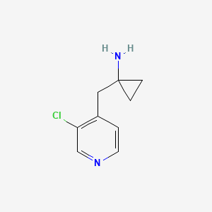 1-((3-Chloropyridin-4-yl)methyl)cyclopropan-1-amine