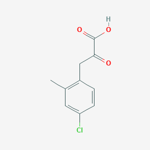 3-(4-Chloro-2-methylphenyl)-2-oxopropanoic acid