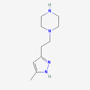 1-[2-(5-methyl-1H-pyrazol-3-yl)ethyl]Piperazine