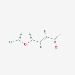 molecular formula C8H7ClO2 B13611618 (E)-4-(5-chlorofuran-2-yl)but-3-en-2-one 