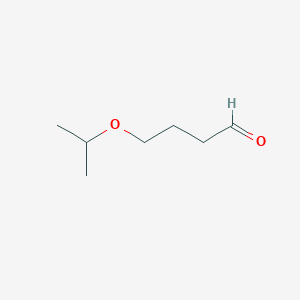 molecular formula C7H14O2 B13611625 4-(Propan-2-yloxy)butanal 