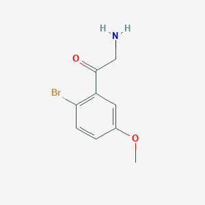 2-Amino-1-(2-bromo-5-methoxyphenyl)ethan-1-one