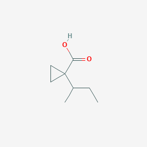 molecular formula C8H14O2 B13611638 1-(Sec-butyl)cyclopropane-1-carboxylic acid 