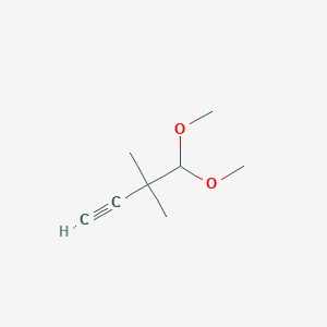 4,4-Dimethoxy-3,3-dimethylbut-1-yne