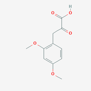 molecular formula C11H12O5 B13611667 3-(2,4-Dimethoxyphenyl)-2-oxopropanoic acid 