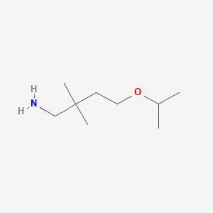 4-Isopropoxy-2,2-dimethylbutan-1-amine