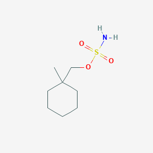 molecular formula C8H17NO3S B13611749 Sulfamic acid, (1-methylcyclohexyl)methyl ester CAS No. 97240-78-3