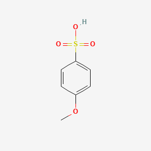 molecular formula C7H8O4S B1361177 4-甲氧基苯磺酸 CAS No. 5857-42-1