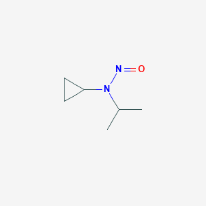 molecular formula C6H12N2O B13611842 N-nitroso-N-(propan-2-yl)cyclopropanamine 