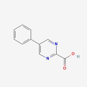 molecular formula C11H8N2O2 B1361187 5-苯基嘧啶-2-羧酸 CAS No. 85386-20-5