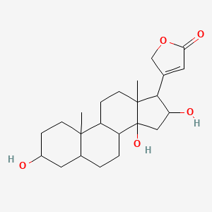 molecular formula C23H34O5 B1361189 16β-羟基地高克辛元 