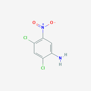 molecular formula C6H4Cl2N2O2 B1361190 2,4-二氯-5-硝基苯胺 CAS No. 34033-44-8