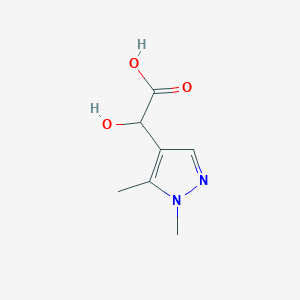 2-(1,5-Dimethyl-4-pyrazolyl)-2-hydroxyacetic Acid