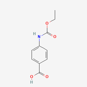 molecular formula C10H11NO4 B1361193 4-((乙氧羰基)氨基)苯甲酸 CAS No. 5180-75-6