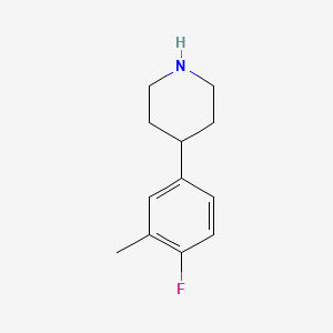 4-(4-Fluoro-3-methylphenyl)piperidine