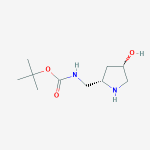 tert-butyl N-{[(2S,4S)-4-hydroxypyrrolidin-2-yl]methyl}carbamate