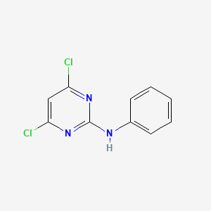 molecular formula C10H7Cl2N3 B1361205 4,6-二氯-N-苯基-2-嘧啶胺 CAS No. 28230-48-0