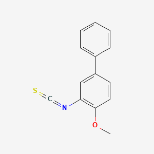 B1361208 (2-Methoxy-5-phenyl)phenyl isothiocyanate CAS No. 206761-68-4