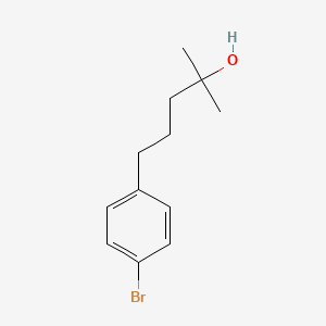 5-(4-Bromophenyl)-2-methylpentan-2-ol