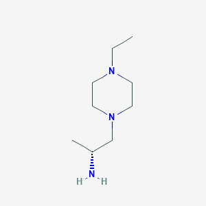 molecular formula C9H21N3 B13612115 (2R)-1-(4-ethylpiperazin-1-yl)propan-2-amine 