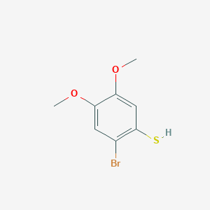 molecular formula C8H9BrO2S B13612117 2-Bromo-4,5-dimethoxybenzenethiol 