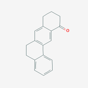 molecular formula C18H16O B1361212 5,6,8,9-四氢苯并[a]蒽-11(10H)-酮 CAS No. 1470-04-8