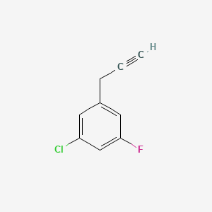 1-Chloro-3-fluoro-5-(prop-2-yn-1-yl)benzene