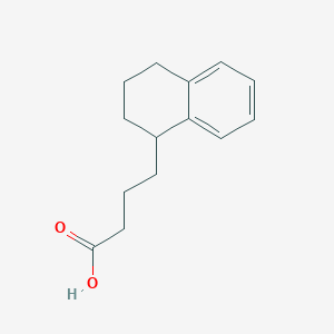 4-(1,2,3,4-Tetrahydronaphthalen-1-yl)butanoic acid