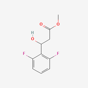 molecular formula C10H10F2O3 B13612218 Methyl 3-(2,6-difluorophenyl)-3-hydroxypropanoate 